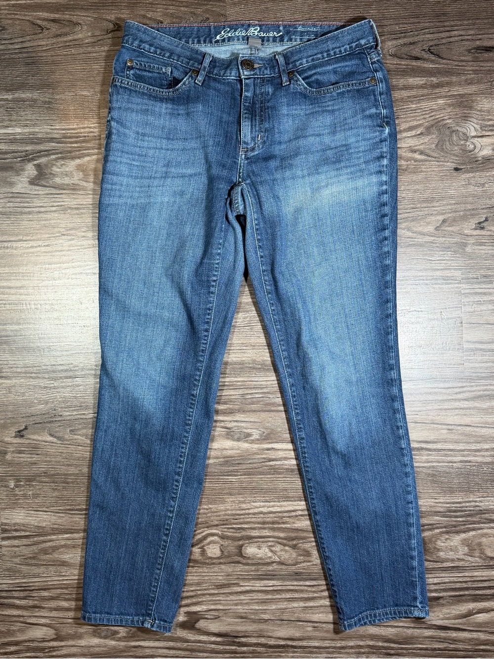 EDDIE BAUER Whiskered BOYFRIEND SLIM Jeans 6